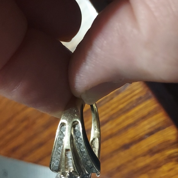 💎💍10K Yellow Solid Gold Diamond Vintage Cluster Ring  6.06 Grams - Picture 11 of 16